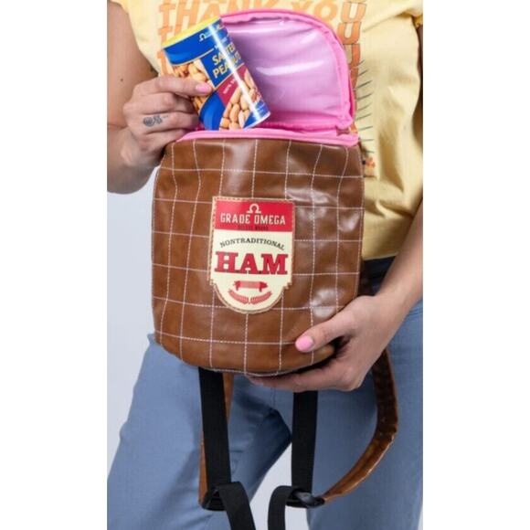 NWT New Meow Wolf Omega Mart Ham Backpack Artsy Bag Purse 3D Whimsy - Picture 3 of 11